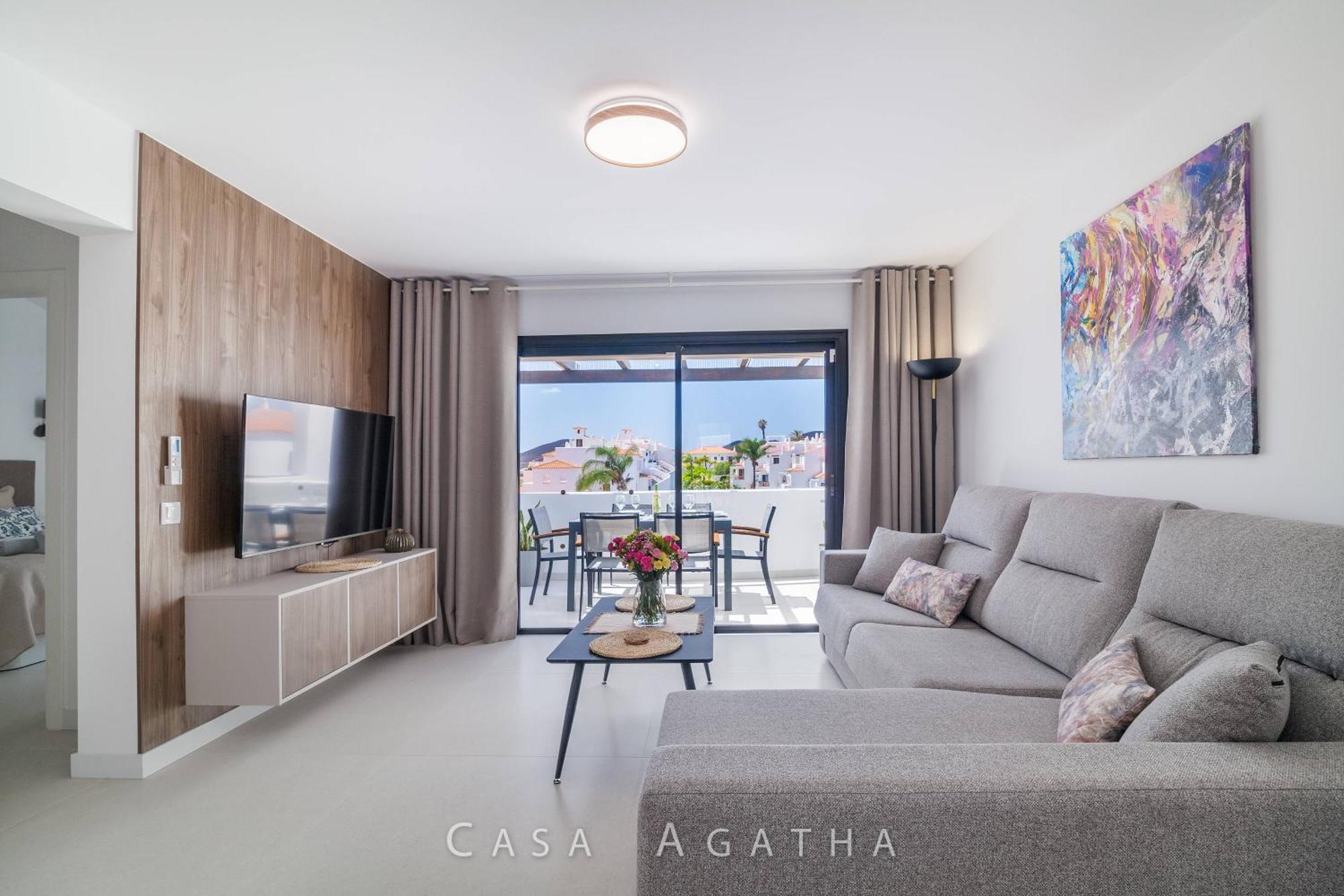 Casa Agatha - 3 Terraces, Ac, Tv Channels, 2 Bedrooms & Bathrooms, Heated Pool Appartement *