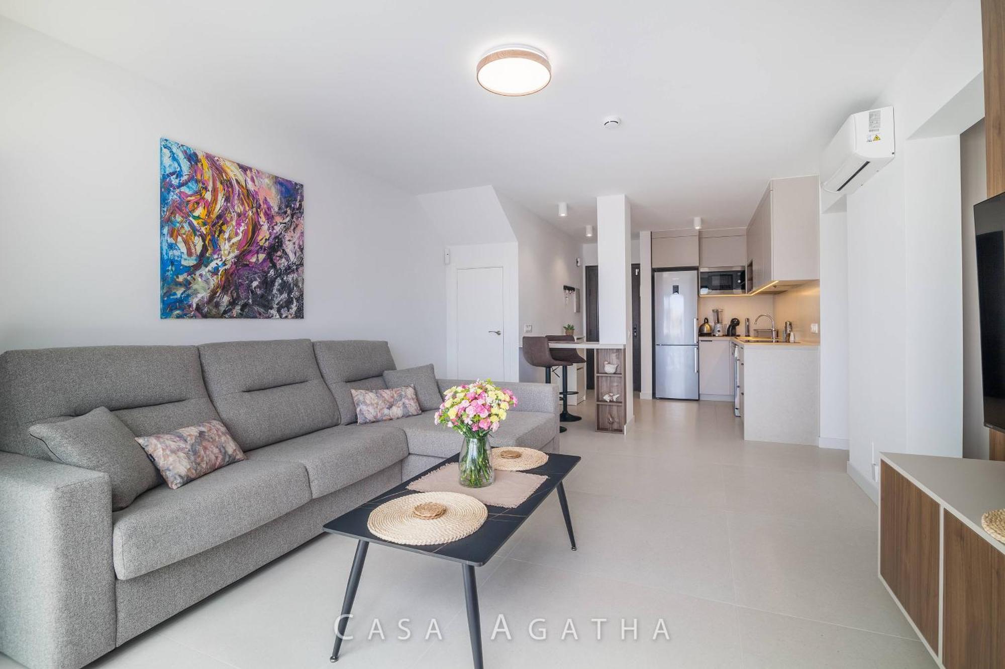 Casa Agatha - 3 Terraces, Ac, Tv Channels, 2 Bedrooms & Bathrooms, Heated Pool Appartement